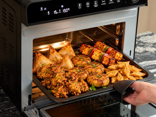 Diwali Snacks in an Air Fryer Oven: Samosas, Pakoras and More