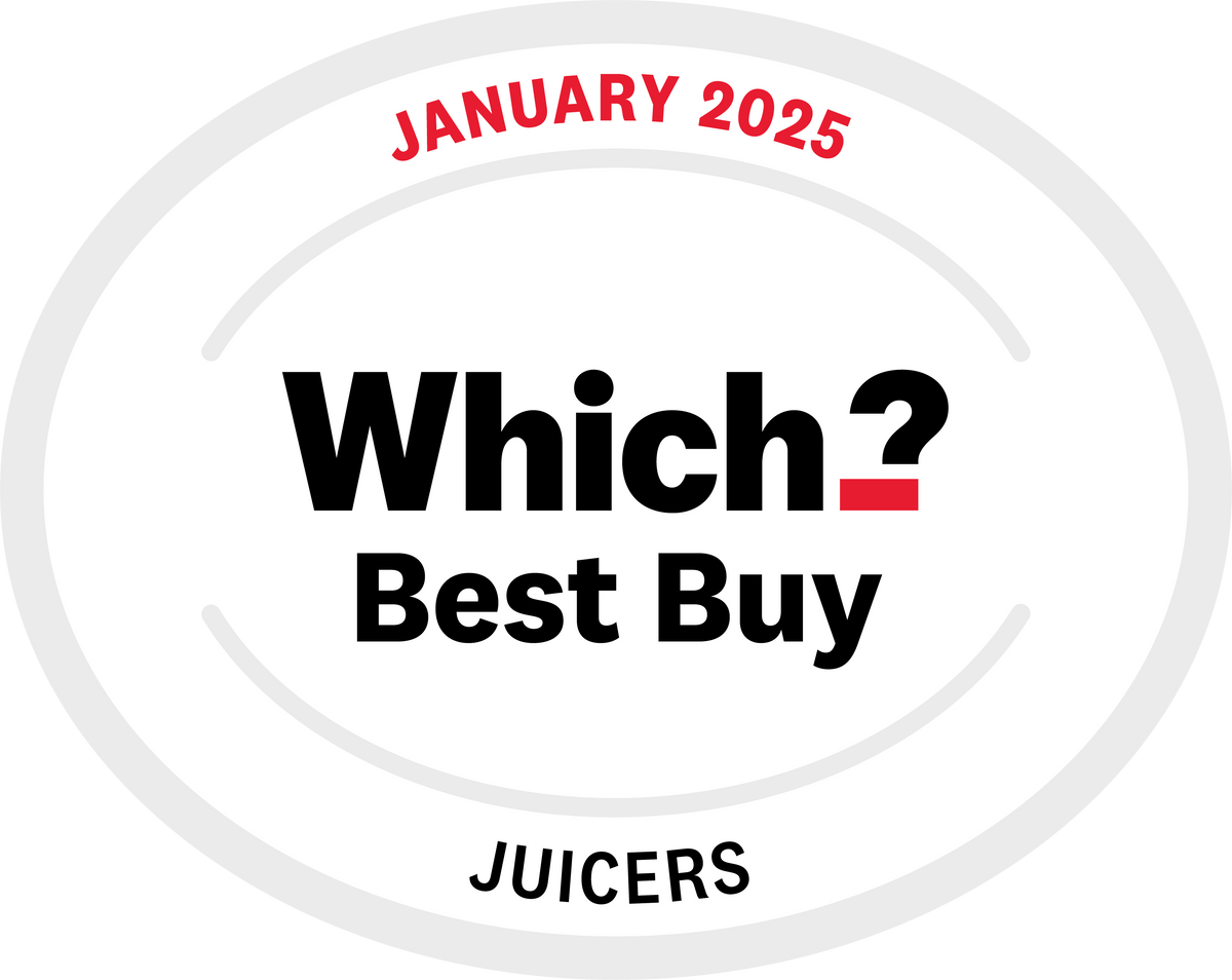 Which? Best Buy Juicers January 2025 badge