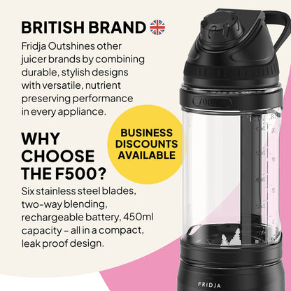 Portable Blender/Juicer Duo - f500 and f1900